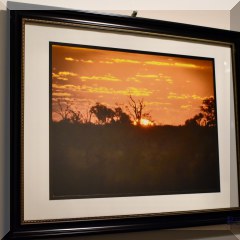 A15b. Framed sunset photo. 20”x16” - $25 each 